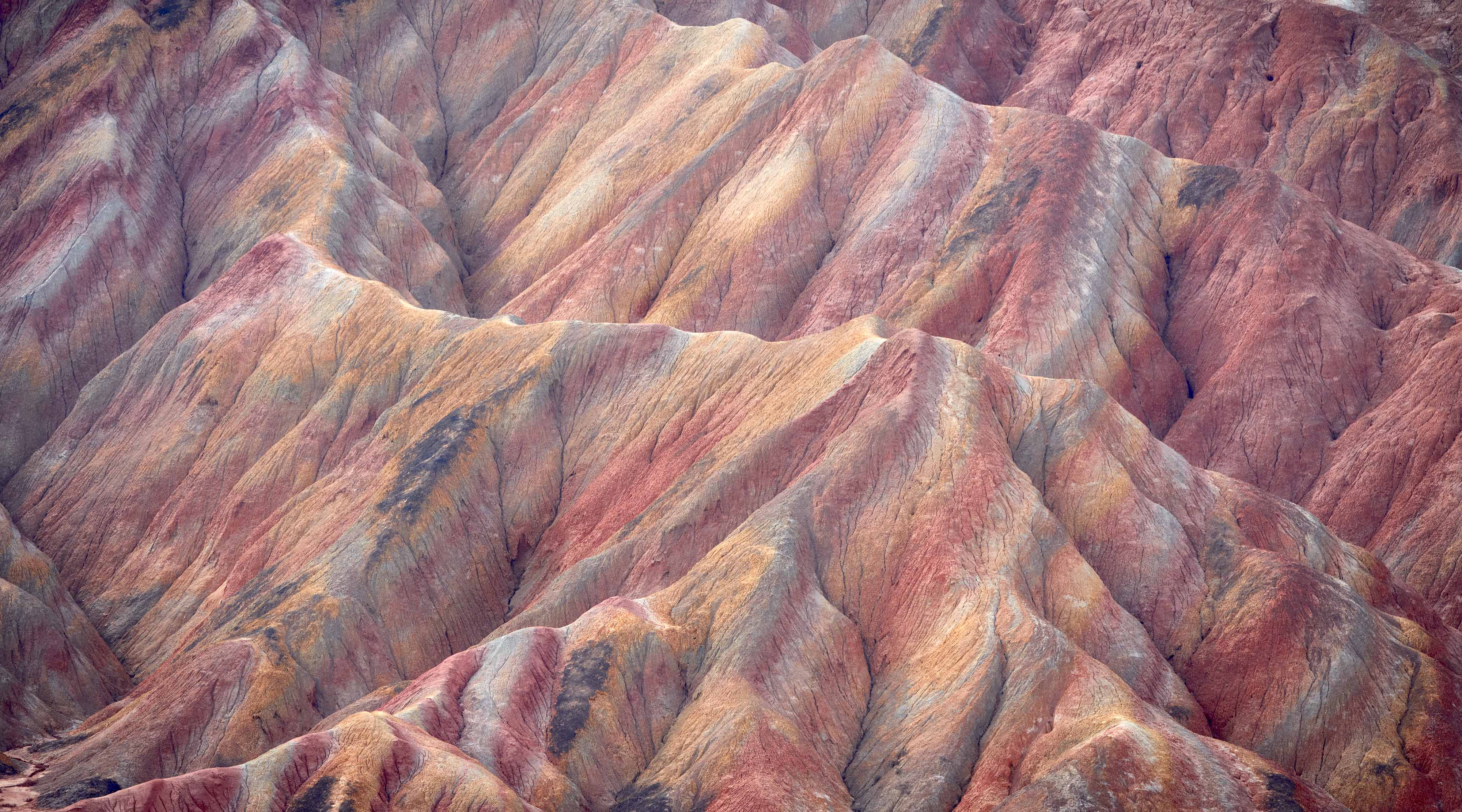 Danxia Landforms, Zhangye, Gansu Province, China